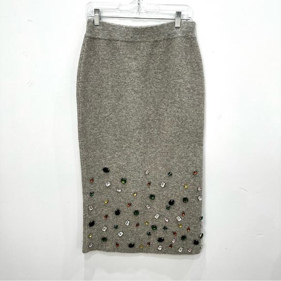 NWT Zara Knit Beaded Jewel Embellished Blazer and Skirt 2 Piece Set. Rare.⭐️ - Picture 13 of 16